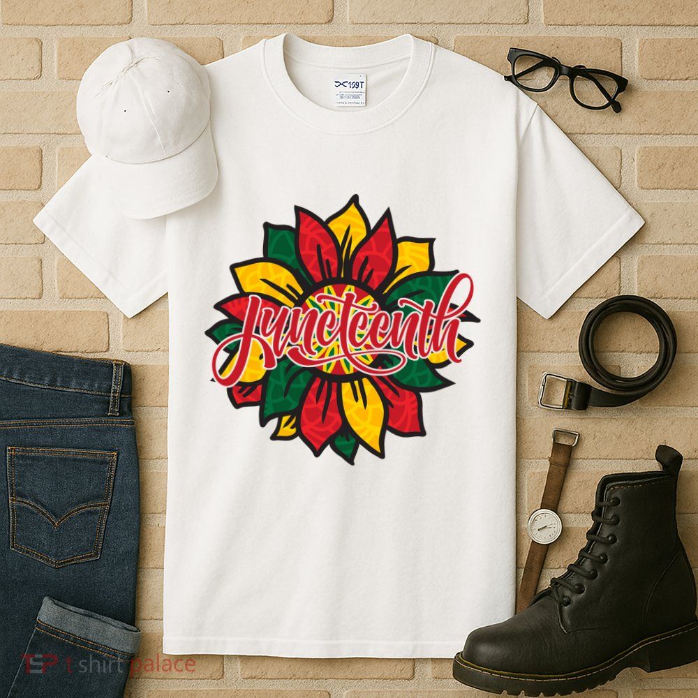 Juneteenth Sunflower Festive Tall T-Shirt