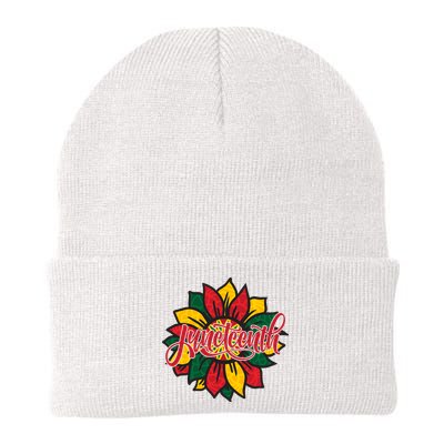 Juneteenth Sunflower Festive Beanie