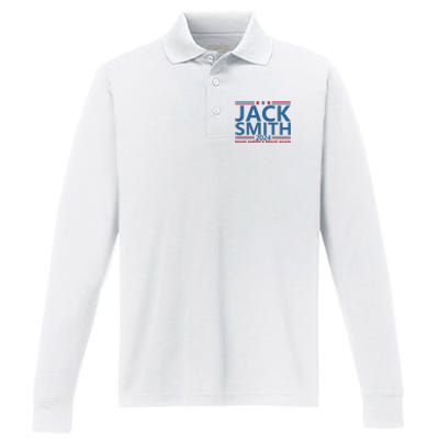 Jack Smith Fan Club Member 2024 Election Candidate Performance Long Sleeve Polo