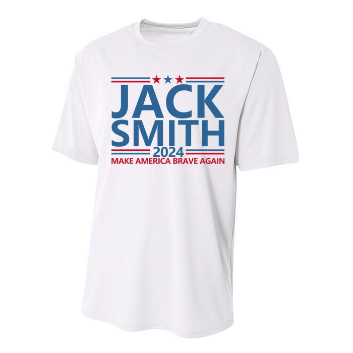 Jack Smith Fan Club Member 2024 Election Candidate Performance Sprint T-Shirt