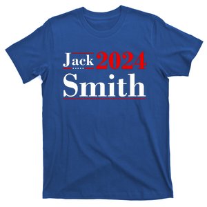 Jack Smith For President Jack Smith 2024 Karma Retro Us Flag T-Shirt