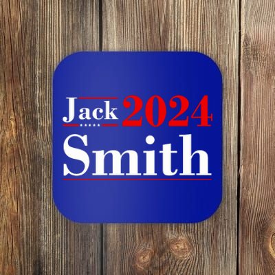 Jack Smith For President Jack Smith 2024 Karma Retro Us Flag Coaster