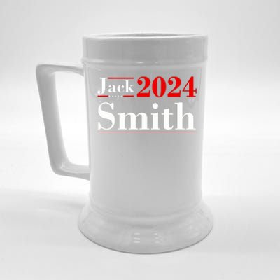 Jack Smith For President Jack Smith 2024 Karma Retro Us Flag Beer Stein