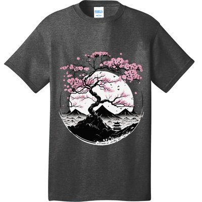 Japanese Sakura Garden Geisha Mount Fuji Cherry Blossom T-Shirt