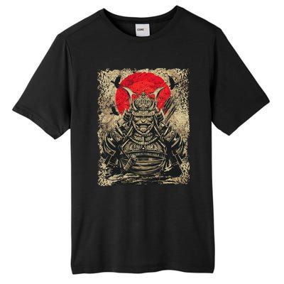 Japanese Samurai Girl And Samurai Gift Japanese Warrior Samurai Tall Fusion ChromaSoft Performance T-Shirt