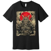 Japanese Samurai Girl And Samurai Gift Japanese Warrior Samurai Premium T-Shirt