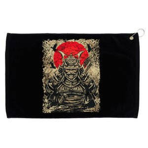 Japanese Samurai Girl And Samurai Gift Japanese Warrior Samurai Grommeted Golf Towel