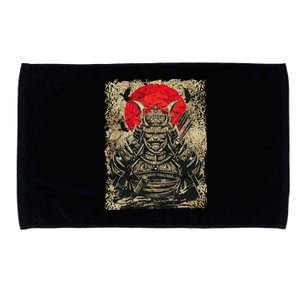 Japanese Samurai Girl And Samurai Gift Japanese Warrior Samurai Microfiber Hand Towel