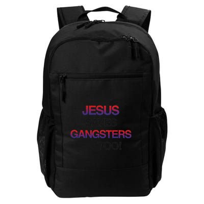 Jesus Saves Gangsters Too Christmas Daily Commute Backpack