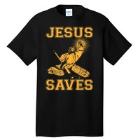 Jesus Saves Hockey Tall T-Shirt