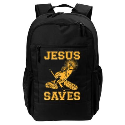 Jesus Saves Hockey Daily Commute Backpack