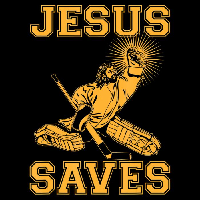 Jesus Saves Hockey Baby Bodysuit