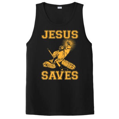 Jesus Saves Hockey PosiCharge Competitor Tank