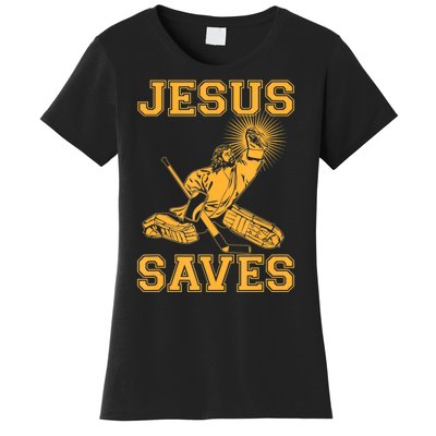 Jesus Saves Hockey Women's T-Shirt