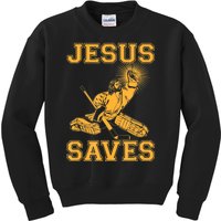 Jesus Saves Hockey Kids Sweatshirt