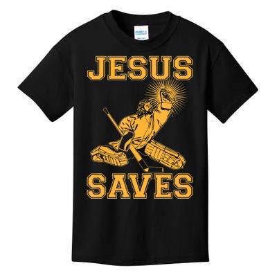 Jesus Saves Hockey Kids T-Shirt