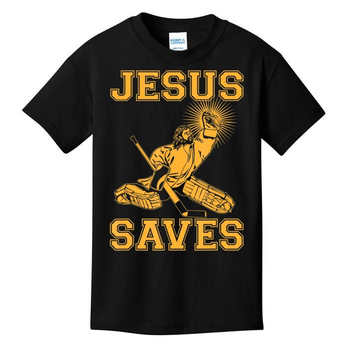 Jesus Saves Hockey Kids T-Shirt