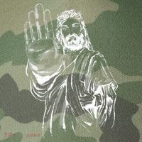 Jesus Stop Hand Sign Legacy Tie Dye Trucker Hat