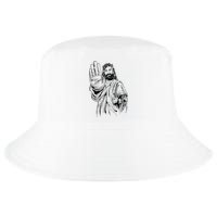 Jesus Stop Hand Sign Cool Comfort Performance Bucket Hat