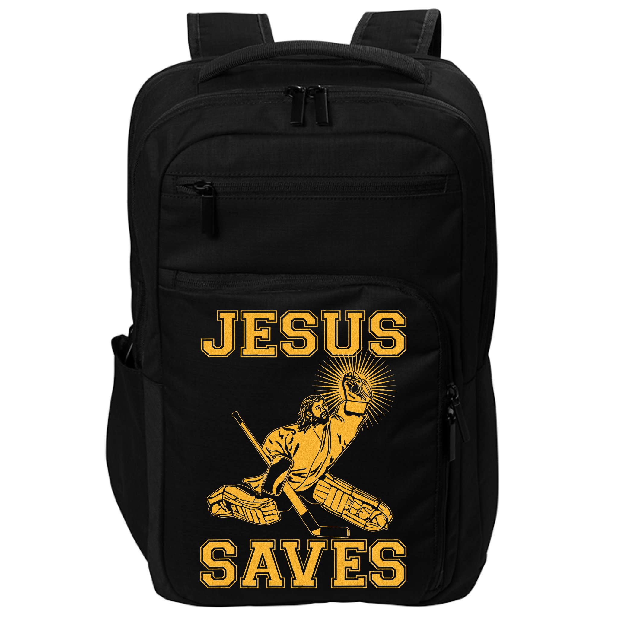 Jesus Saves Hockey Impact Tech Backpack