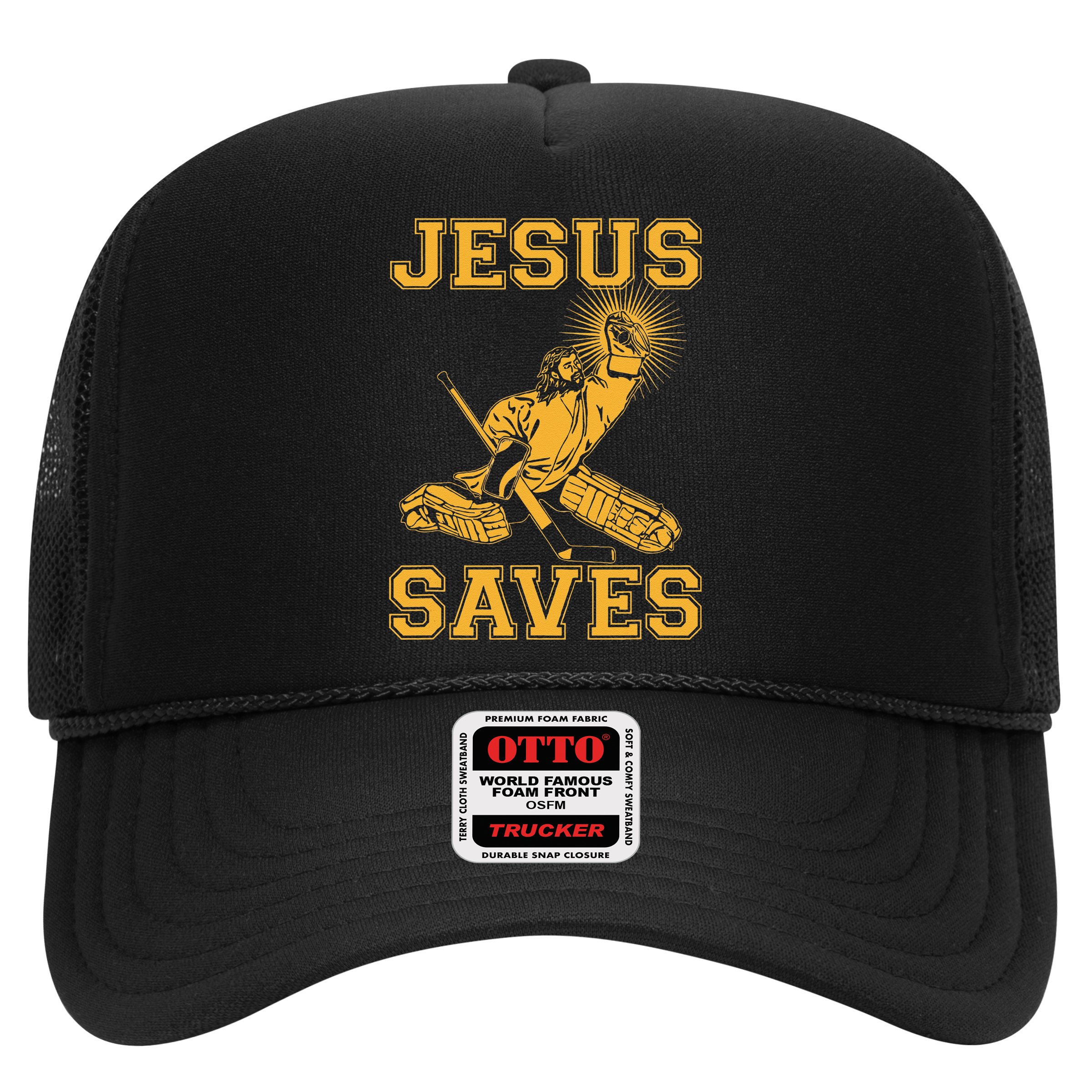 Jesus Saves Hockey Hat