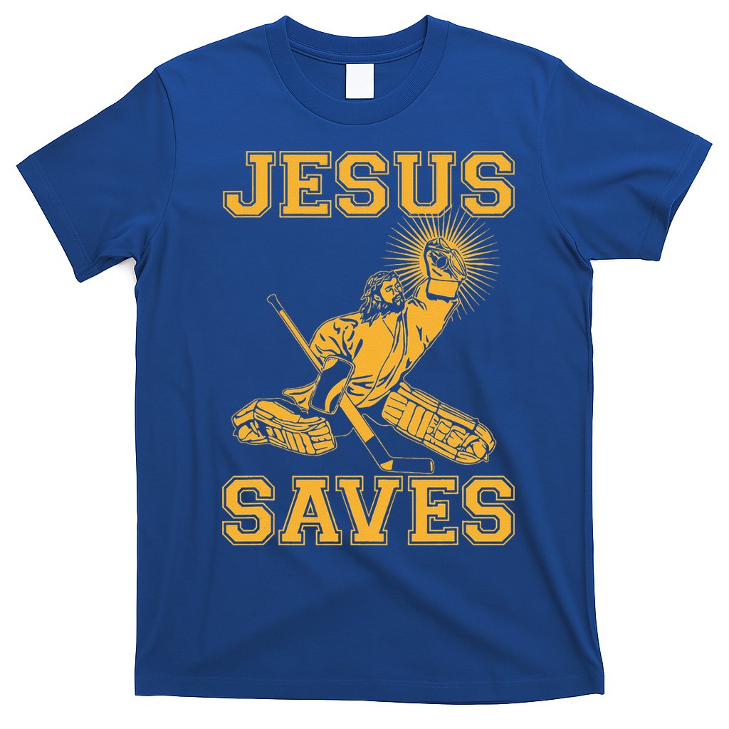 Jesus Saves Hockey T-Shirt