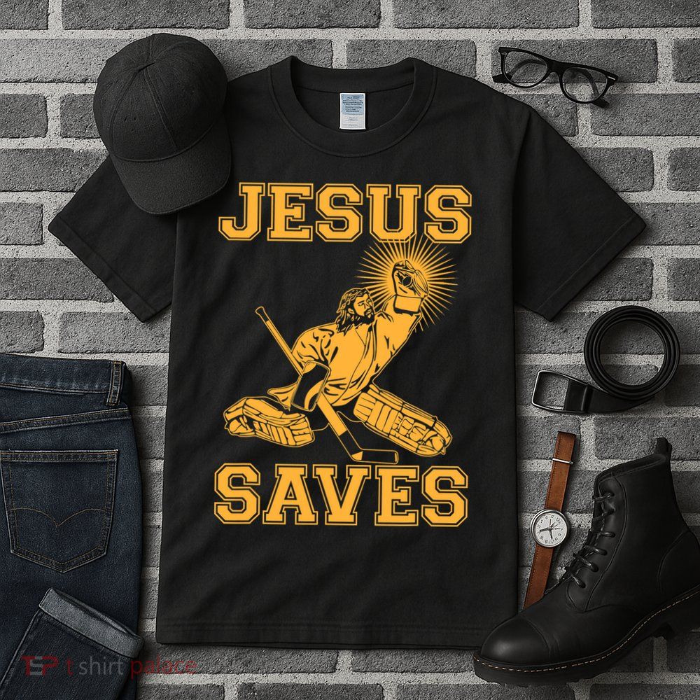 Jesus Saves Hockey Tall T-Shirt