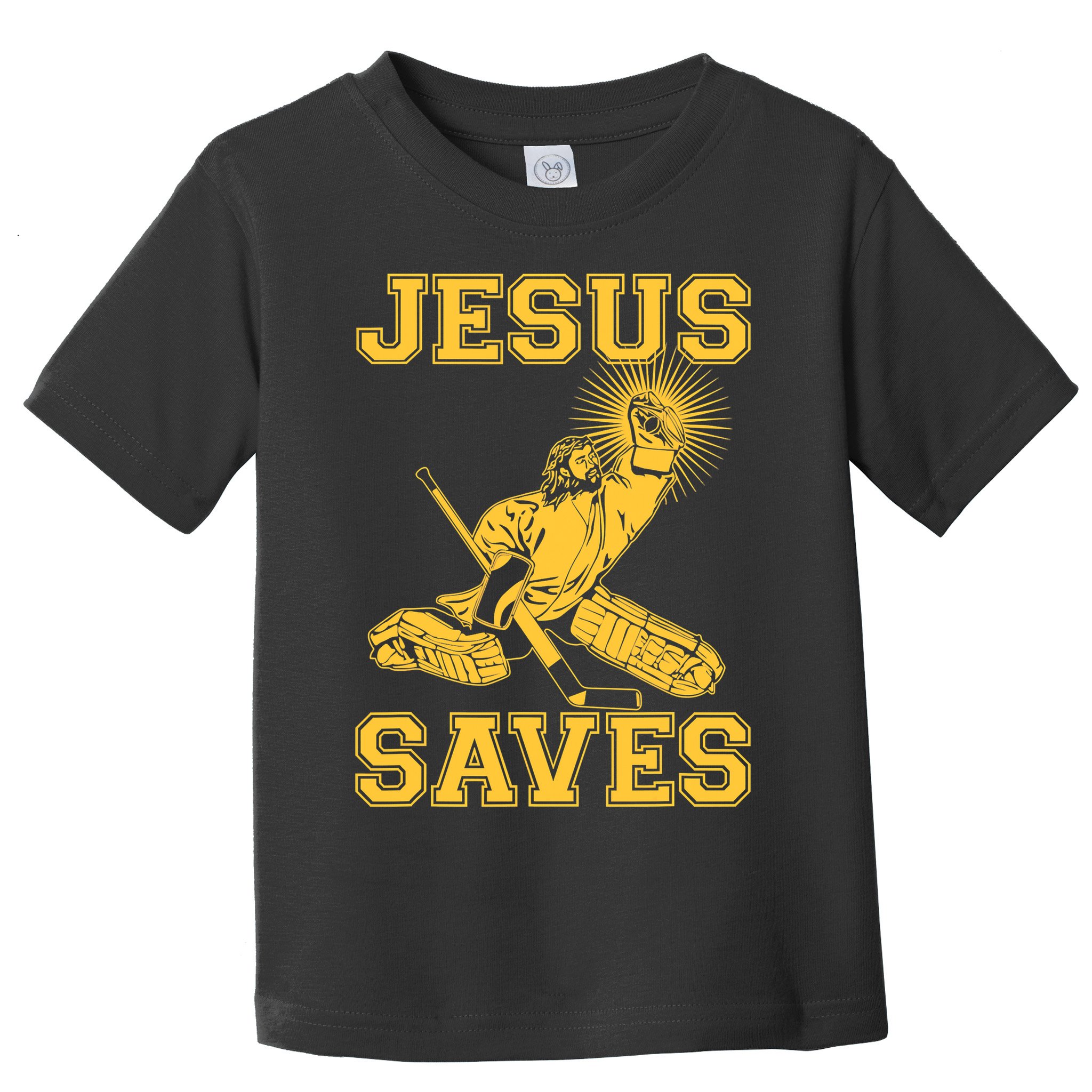 Jesus Saves Hockey Toddler T-Shirt