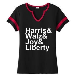 Jason Sudeikis Harris Walz Joy Liberty Ladies Halftime Notch Neck Tee