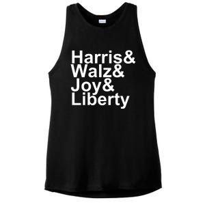 Jason Sudeikis Harris Walz Joy Liberty Ladies PosiCharge Tri-Blend Wicking Tank