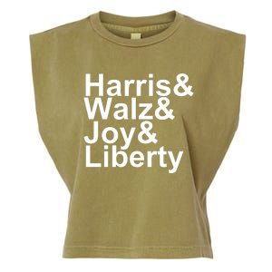 Jason Sudeikis Harris Walz Joy Liberty Garment-Dyed Women's Muscle Tee