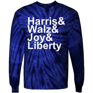 Jason Sudeikis Harris Walz Joy Liberty Tie-Dye Long Sleeve Shirt