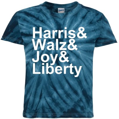 Jason Sudeikis Harris Walz Joy Liberty Kids Tie-Dye T-Shirt