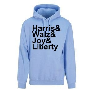 Jason Sudeikis Harris Walz Joy Liberty Unisex Surf Hoodie