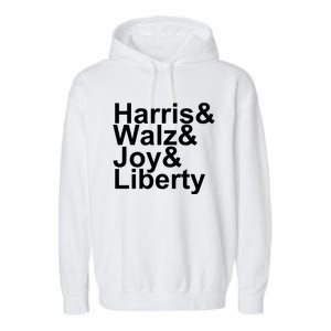 Jason Sudeikis Harris Walz Joy Liberty Garment-Dyed Fleece Hoodie