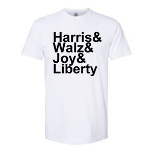 Jason Sudeikis Harris Walz Joy Liberty Softstyle CVC T-Shirt