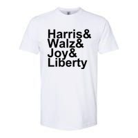 Jason Sudeikis Harris Walz Joy Liberty Softstyle CVC T-Shirt