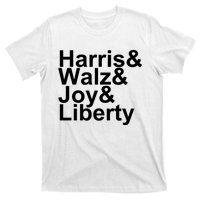 Jason Sudeikis Harris Walz Joy Liberty T-Shirt