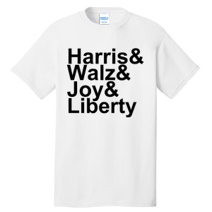 Jason Sudeikis Harris Walz Joy Liberty Tall T-Shirt