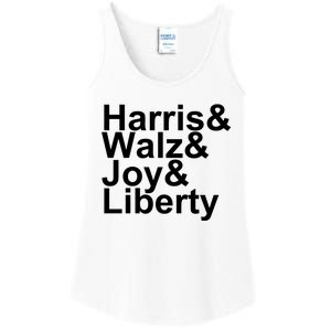 Jason Sudeikis Harris Walz Joy Liberty Ladies Essential Tank