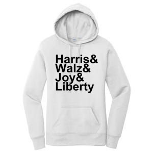 Jason Sudeikis Harris Walz Joy Liberty Women's Pullover Hoodie