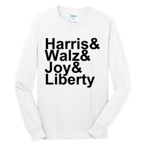 Jason Sudeikis Harris Walz Joy Liberty Tall Long Sleeve T-Shirt