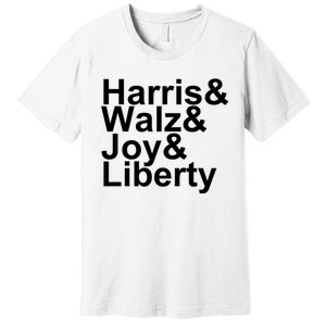 Jason Sudeikis Harris Walz Joy Liberty Premium T-Shirt