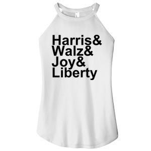 Jason Sudeikis Harris Walz Joy Liberty Women's Perfect Tri Rocker Tank