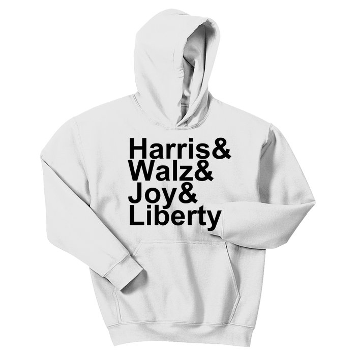 Jason Sudeikis Harris Walz Joy Liberty Kids Hoodie