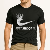 Just Shoot It Funny Deer Hunting Cooling Performance Crew T-Shirt