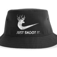 Just Shoot It Funny Deer Hunting Sustainable Bucket Hat