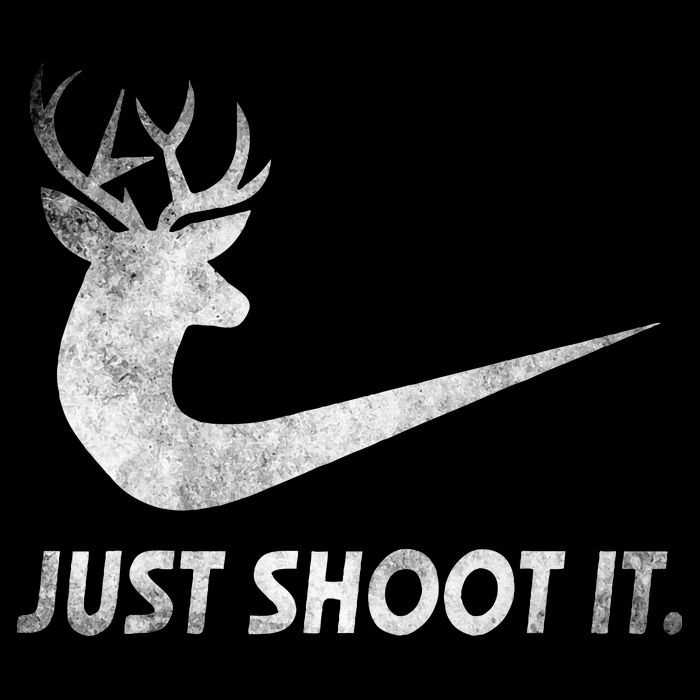 Just Shoot It Funny Deer Hunting Button