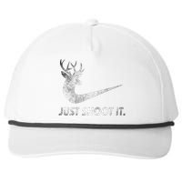 Just Shoot It Funny Deer Hunting Snapback Five-Panel Rope Hat