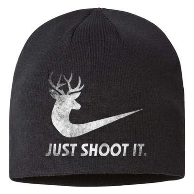 Just Shoot It Funny Deer Hunting Sustainable Beanie